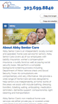 Mobile Screenshot of abbyseniorcare.com